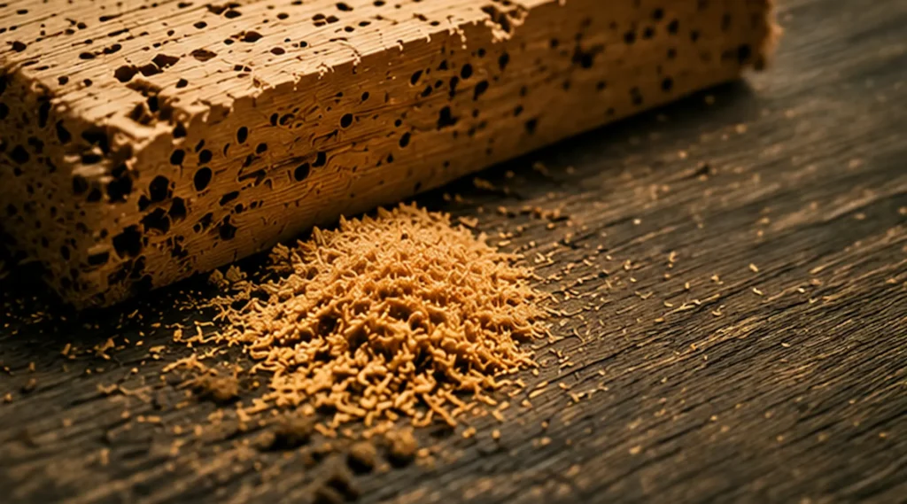 Signs of Wood Borer Activity